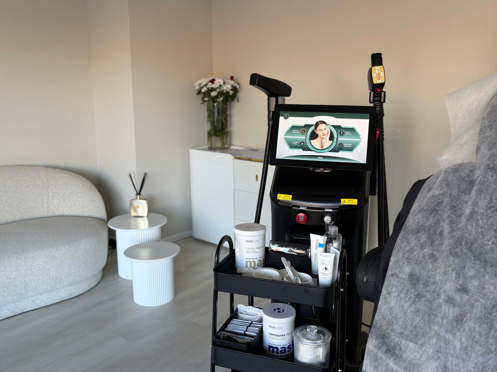 Premium laser apparatuur en producten in de studio